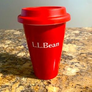 LLBean ceramic travel mug